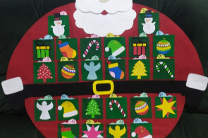 Estudantes do NAI criam Adventskalender e aguardam ansiosos pelo Natal