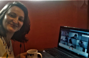 Escritora Márcia Dieter participa de aulas on-line das turmas de 3ºs anos