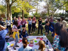 Turma fala de Festa Junina e de respeito às manifestações culturais