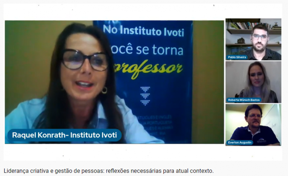 Curso de Pós-Graduação promove live sobre liderança criativa