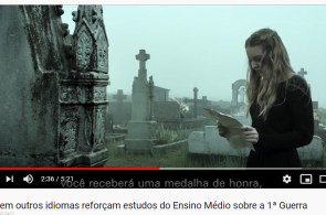 Cartas em outros idiomas reforçam estudos do Ensino Médio sobre a 1ª Guerra