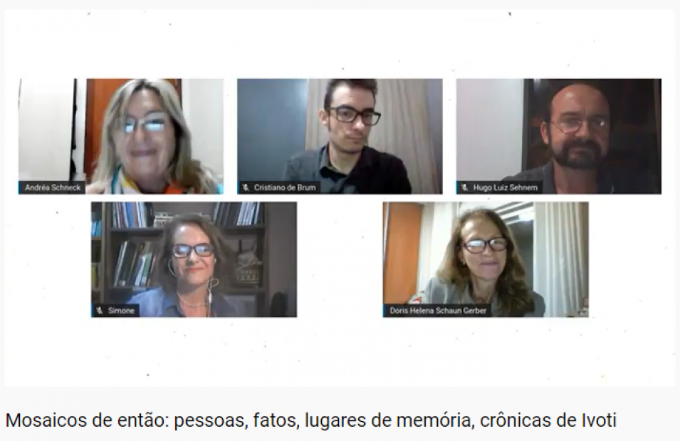 Encontro Cultural on-line traz escritores do livro Mosaicos de Então