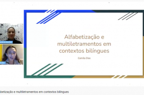 Grupo de Pesquisa promove live sobre Alfabetização e multiletramentos