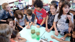 Experiência em sala de aula para aprender sobre tipos de solo
