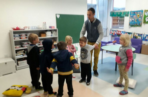 Pais visitam turma do Nível 4