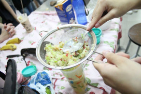 Estudo sobre vitaminas termina com produção de sucos no Curso Normal
