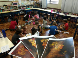 Artista Giuseppe Arcimboldo inspira trabalhos do 3º ano