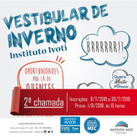 Segunda chamada do vestibular de inverno será em agosto