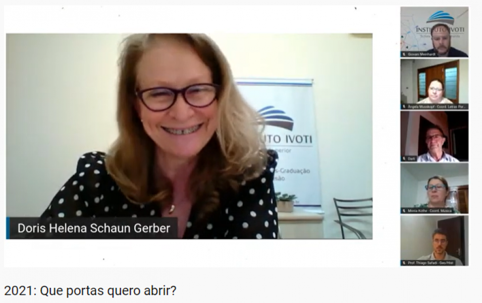 Live fala sobre sete opções de licenciaturas oferecidas no Instituto Ivoti
