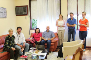 Diretora do Studienkolleg de Darmstadt visita o Instituto Ivoti