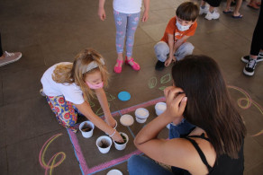 Turma do Curso Normal realiza aula prática com alunos da Educação Infantil
