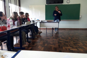 Doadora de órgãos conversou com turma do terceiro ano