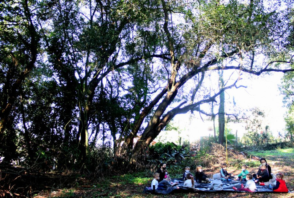 A hora da história se transformou em aventura nas turmas de Nível 2