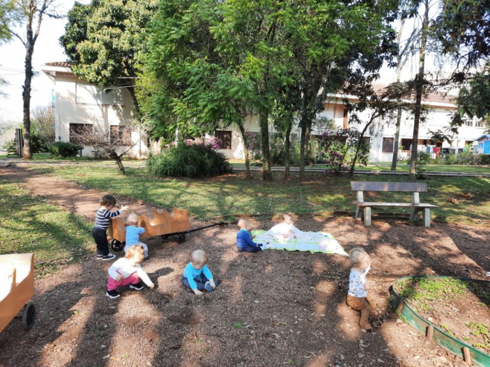 Projeto do Nível 1 explora diferentes espaços do Instituto Ivoti