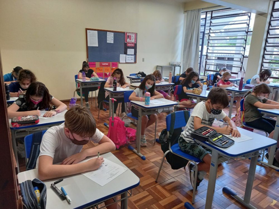 Turmas de 5º ano realizam a prova de proficiência Vergleichsarbeit A1
