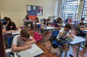 Turmas de 5º ano realizam a prova de proficiência Vergleichsarbeit A1