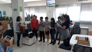 Grupo do Projeto Social se apresenta no Sicredi Ivoti
