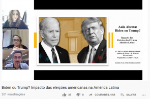 Aula aberta traz impacto das eleições americanas na América Latina