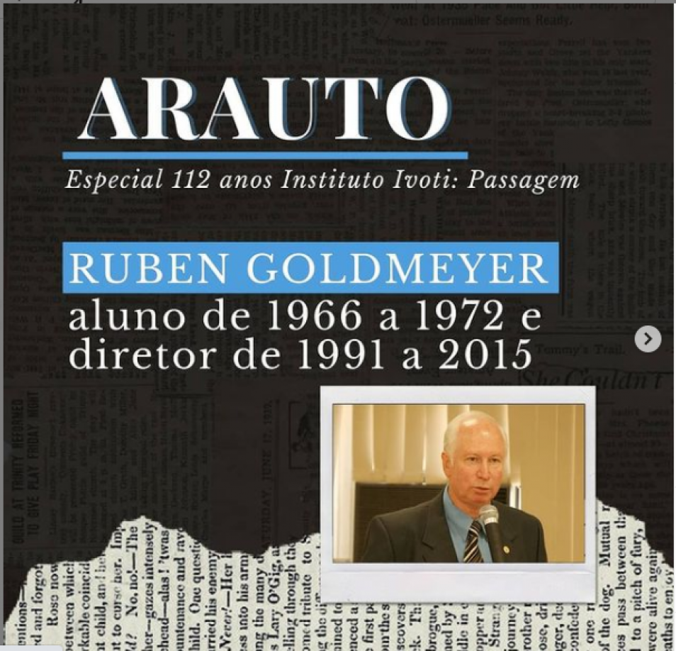 Gega reúne depoimentos de ex-alunos para homenagear o Instituto Ivoti