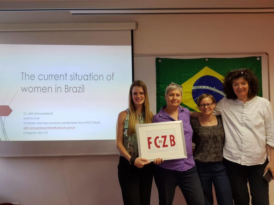 Na Alemanha, Ailim fala sobre as mulheres na ciência