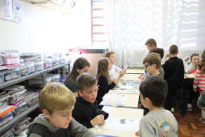 Turmas apresentam trabalhos sobre os municípios do RS