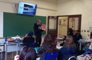 Turma do NAI está estudando sobre intercâmbio escolar e cultural