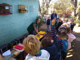 Turmas da Educação Infantil aprendem sobre reciclagem de papel