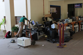 Mais de mil quilos de eletrônicos descartados em três dias de campanha