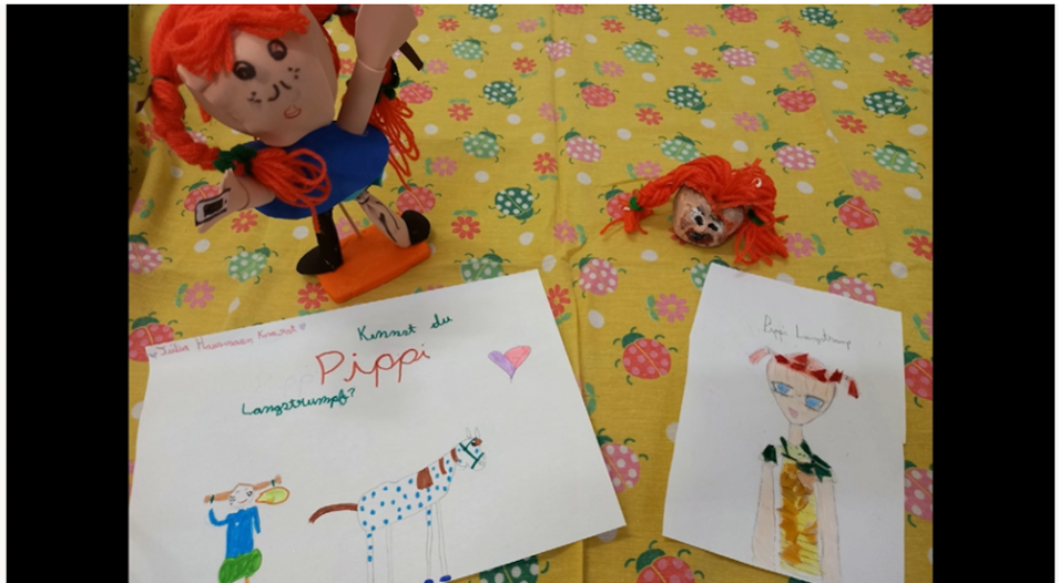 Histórias da Pippi Langstrumpf inspiram turma do 4º ano Bilíngue