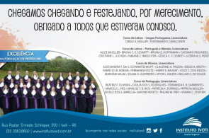 Formatura de Ensino Superior do Instituto Ivoti