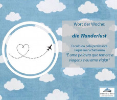 Wort der Woche - proposta do Currículo Bilíngue nas TVs da escola