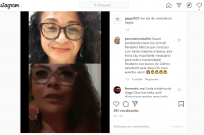 GEGA promove live sobre Consciência Negra com prof. Márcia e Deise Nunes