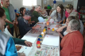 Turma de Práticas Comunitárias visita Lar Geriátrico
