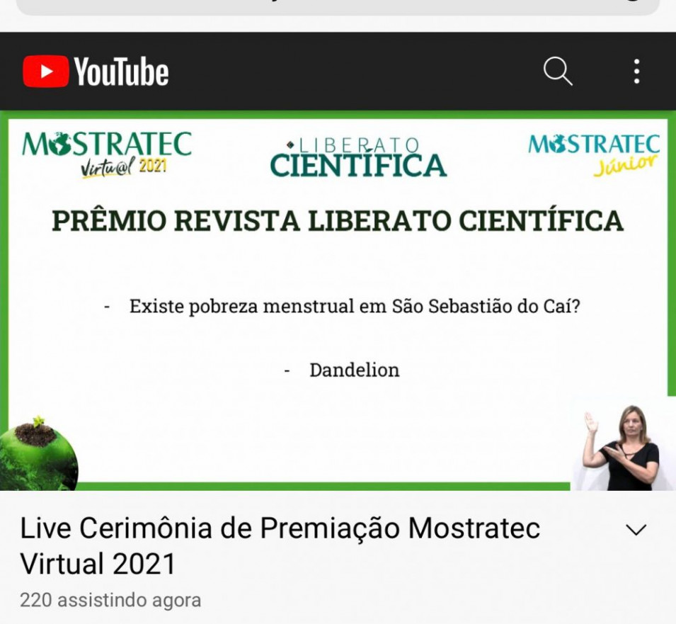 Estudantes do Instituto Ivoti recebem premiação da Mostratec Júnior