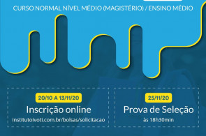 Instituto ivoti oferece 50 Bolsas de Estudo em nível médio para 2021