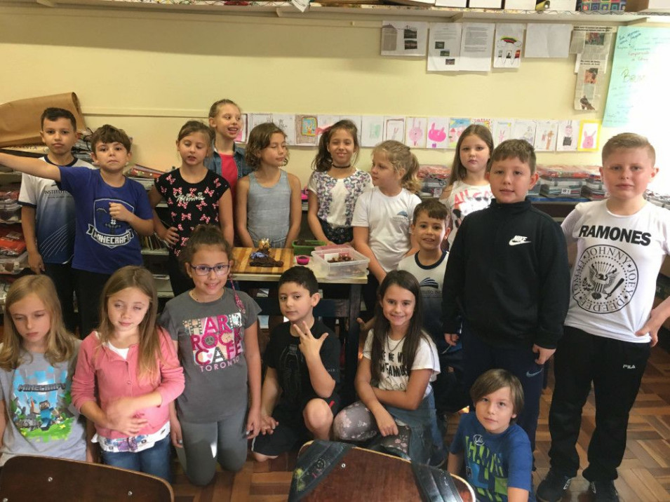 Receitas com Cacau adoçaram a aula do 3º ano A