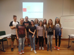 Alunos participam da etapa Interna do Jugend debattiert