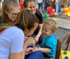 Projeto Brinca Comigo? na inauguração da Associação Educacional