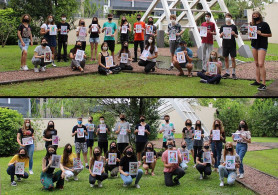 Turmas do 9º ano desenvolvem trabalhos com o tema Eu também posso gritar