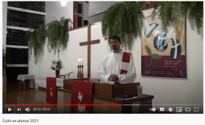 Culto de gratidão marca o encontro on-line dos egressos do Instituto Ivoti