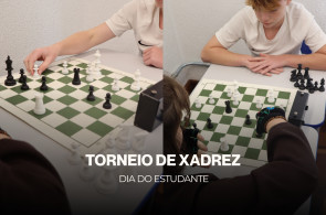 Torneio de xadrez reúne alunos em celebração ao Dia do Estudante