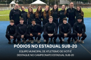 Equipe Municipal de Atletismo de Ivoti conquista pódios no Estadual Sub-20