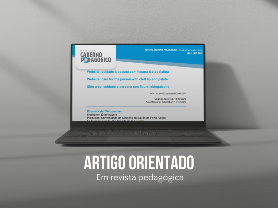 Professor do Instituto Ivoti orienta artigo publicado em revista pedagógica