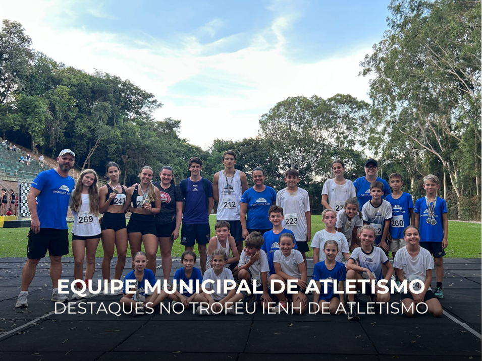 Instituto Ivoti celebra conquistas no Troféu IENH de Atletismo