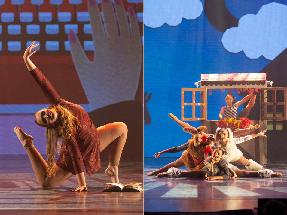 Bailarinos do Espaço Dança brilham no Teatro Feevale com o espetáculo “Entre páginas e sonhos”