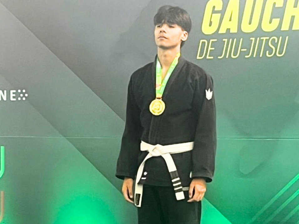 Estudante do Instituto Ivoti conquista dois pódios em competição de jiu-jitsu