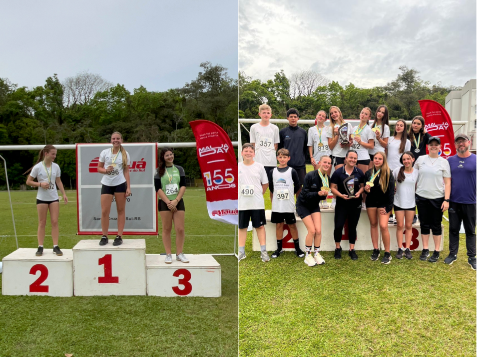Equipe de Atletismo Sub 14 conquista título estadual em Santa Cruz do Sul