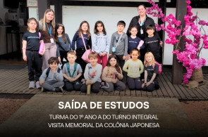 Turma do 1º ano A do Turno Integral visita Memorial da Colônia Japonesa