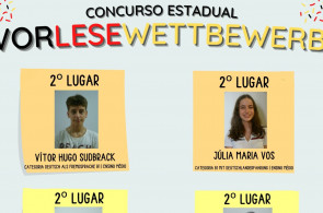 Seis estudantes do Instituto Ivoti ficam em 2º lugar em Concurso Estadual de Leitura em Língua Alemã