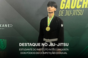 Estudante do Instituto Ivoti conquista dois pódios em competição de jiu-jitsu